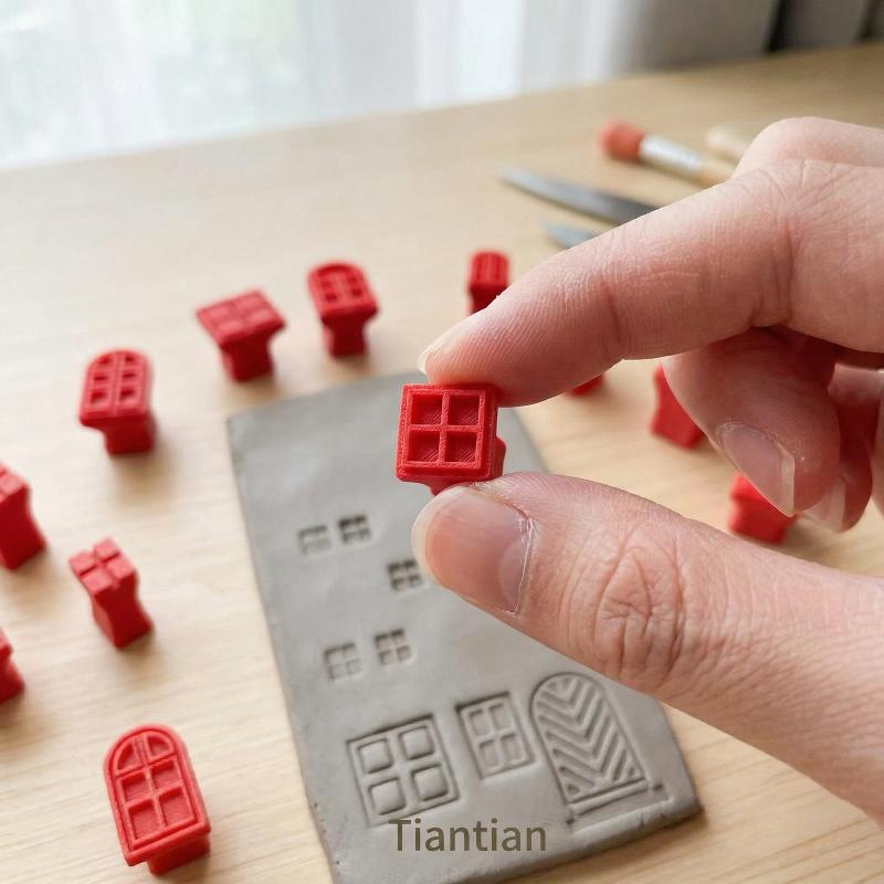 Wax Seal Stamp Kit - 25-teiliges Kunststoff-Stempel- und Formset mit Fenstermustern,