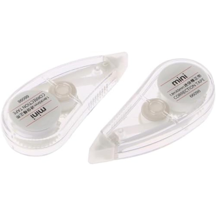 Correction Tape Roller - 2 Stück Weißes Niedliches Korrekturband Mini-Roller