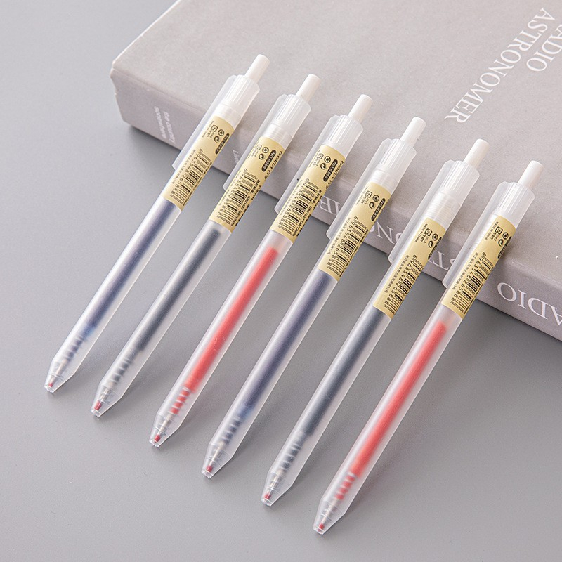 Office Stationery Supply Business - 6/10Pcs 0,5mm Einziehbare Gel Stifte Set