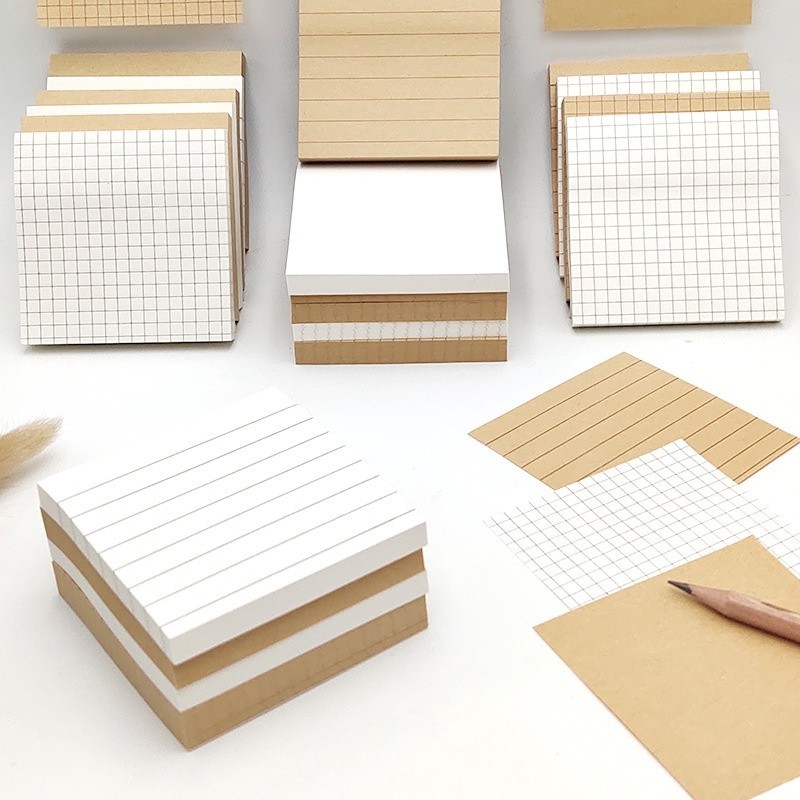 Office Stationery Supply List - 80 Blatt Notizblock, Haftnotizen, Planer-Aufkleber, Schreibblöcke,
