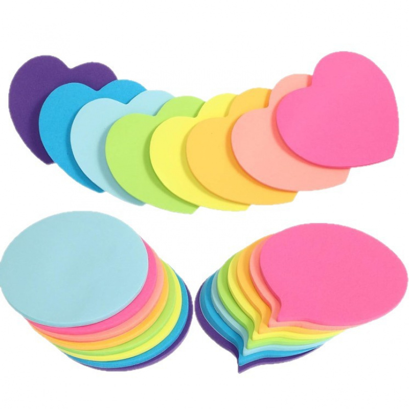 Total Stationery & Office Supply - 【3 Stile Herz-Notizblöcke】 insgesamt 720 Blatt