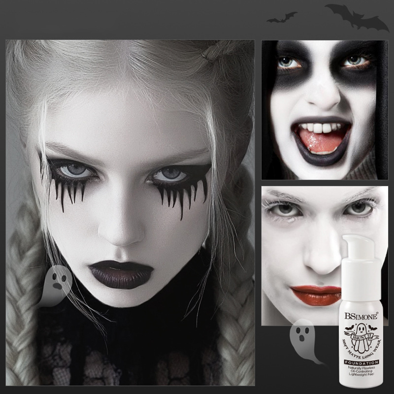 Correction Fluid White - Matte Weiße Flüssige Foundation Make-up Aufbaubarer