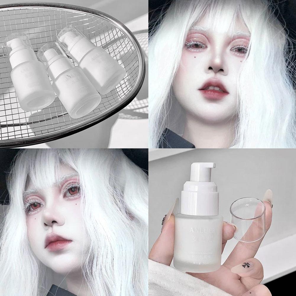Correction Fluid White - Matte Weiße Flüssige Foundation, Wasserfest Langanhaltend