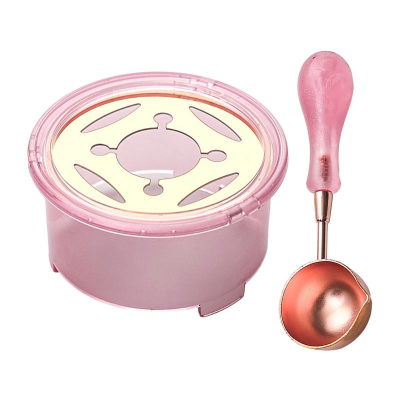 Wax Seal Stamp Kit - Siegelwachs-Set, Siegelwachs, Schmelzer, Löffel, Heizungsset, Wachs,