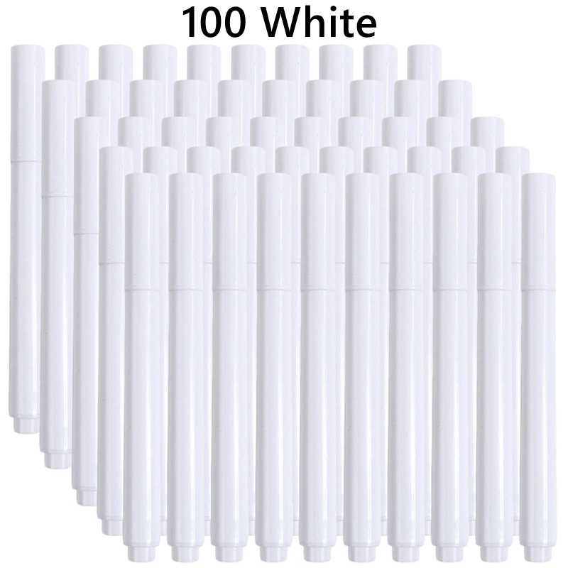 Correction Fluid White - 3-100 Stück/Set Weiß/Farben Flüssigkreide-Stift, löschbarer Marker