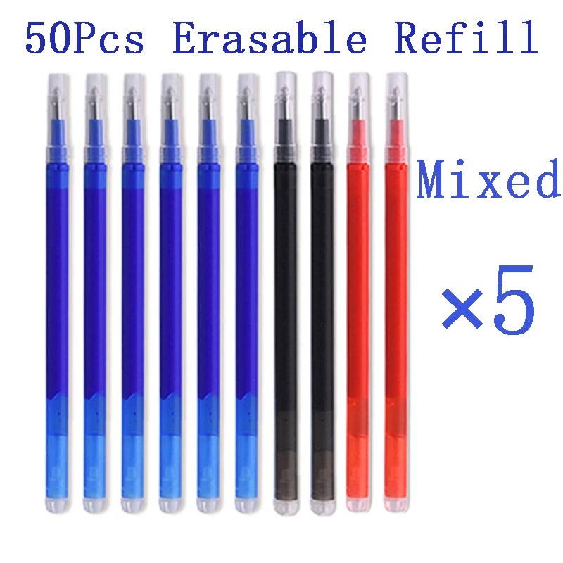 Gel Ink Pen Set - 50 Stück/Set 0,7 mm magische löschbare