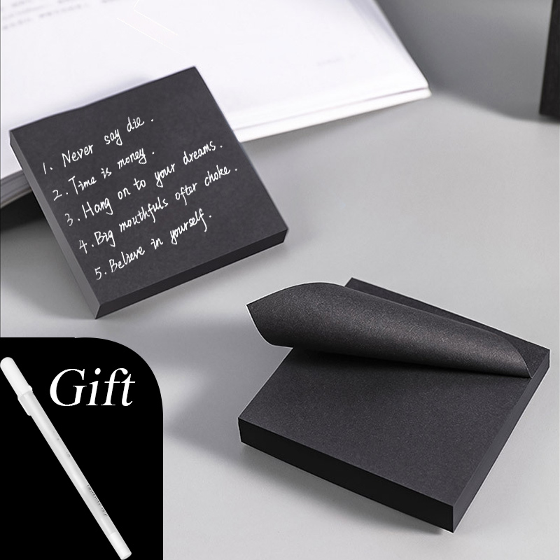 Office Stationery Supply List - Schwarze N Times Haftnotizen To-Do-Liste Notizblock