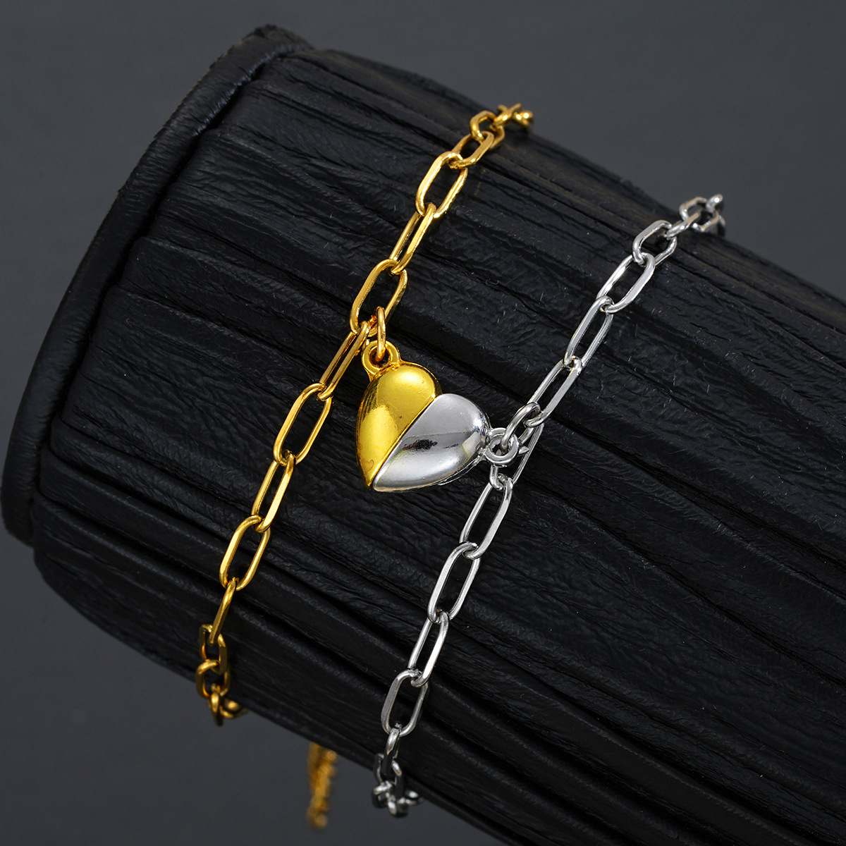 Magnetische Herz-Paar-Armbände – Paperclip Magnetic Set Bewertung und Preis