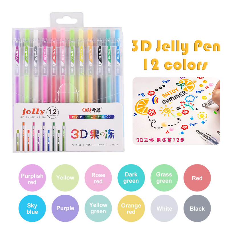 3D Drei-dimensional Gelee Stif – Gel Ink Pen Set Bewertung und Preis