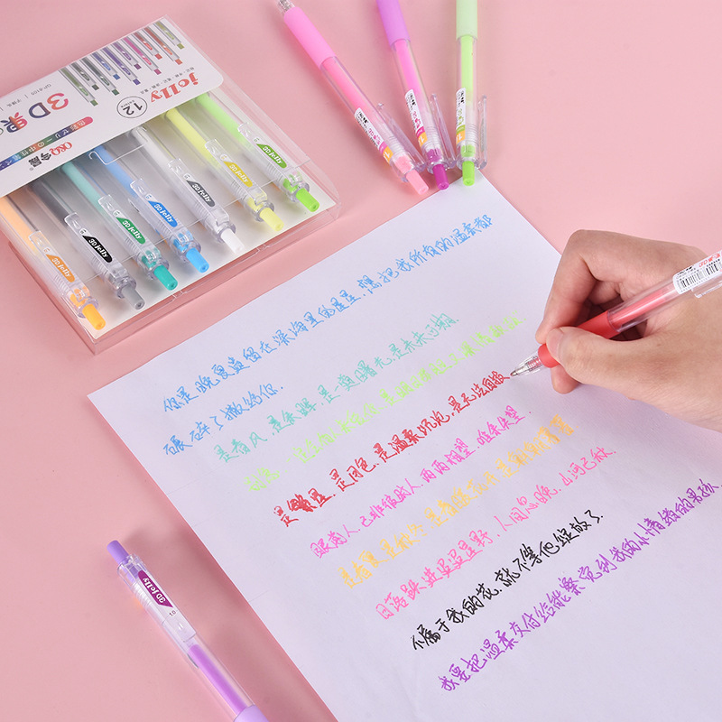 3D Drei-dimensional Gelee Stif – Gel Ink Pen Set Bewertung und Preis