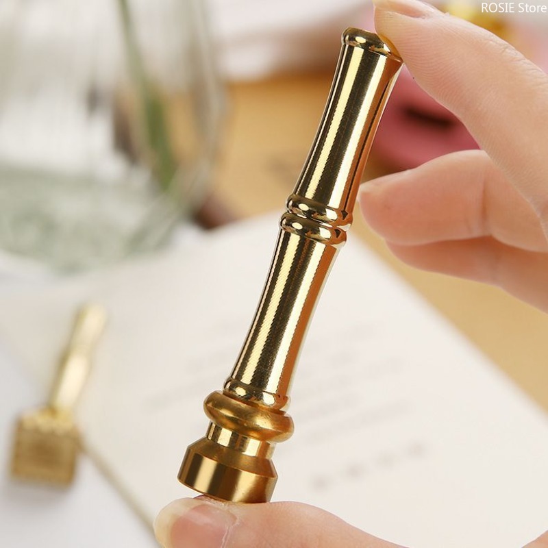 Bambusförmiger Messingstempelg – Wax Seal Stamp Kit Bewertung und Preis