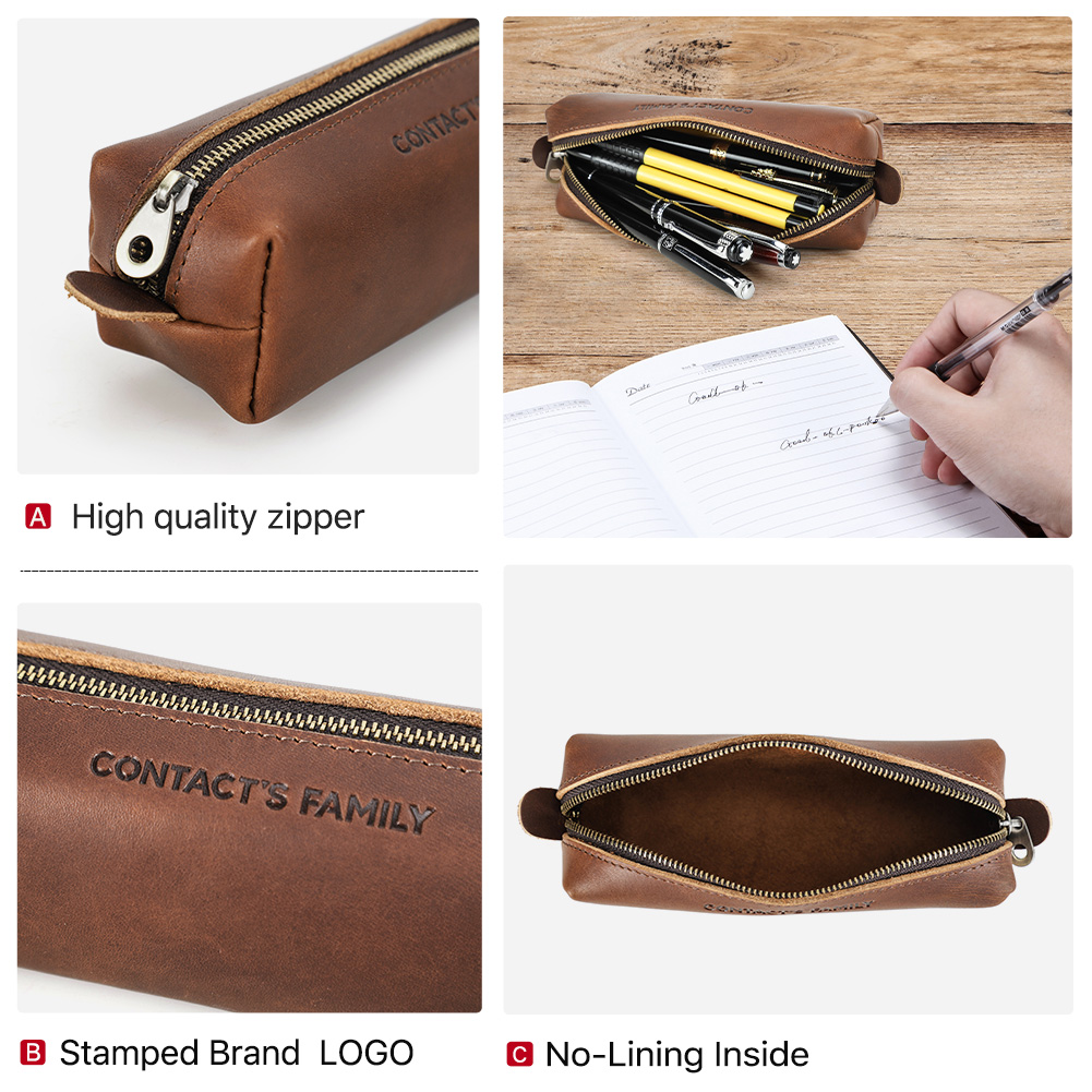 Retro Leder Bleistift Fall Hoh – Office Stationery Supply Business Bewertung und Preis