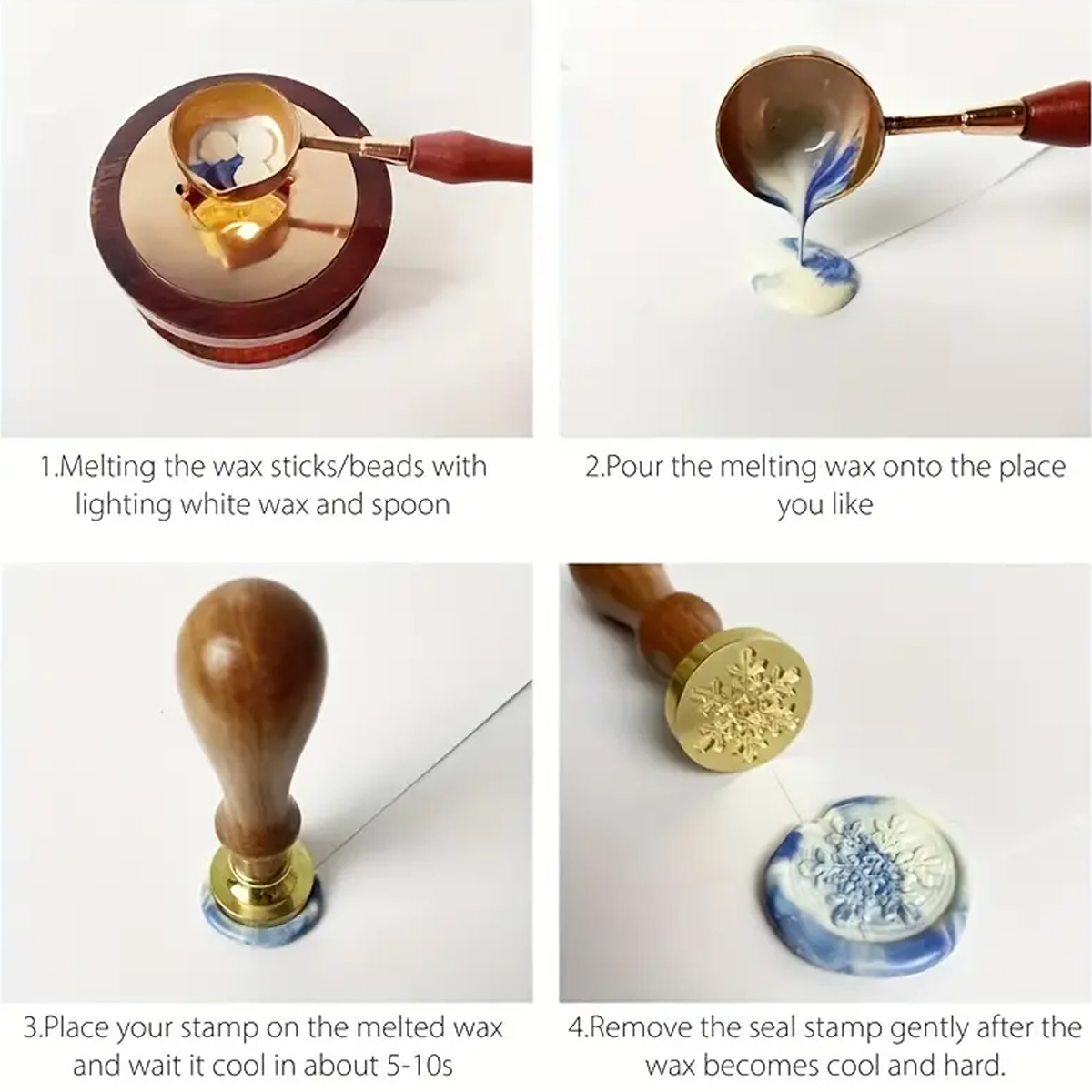 100 Stück/Beutel Wachssiegelpe – Wax Seal Stamp Kit Bewertung und Preis