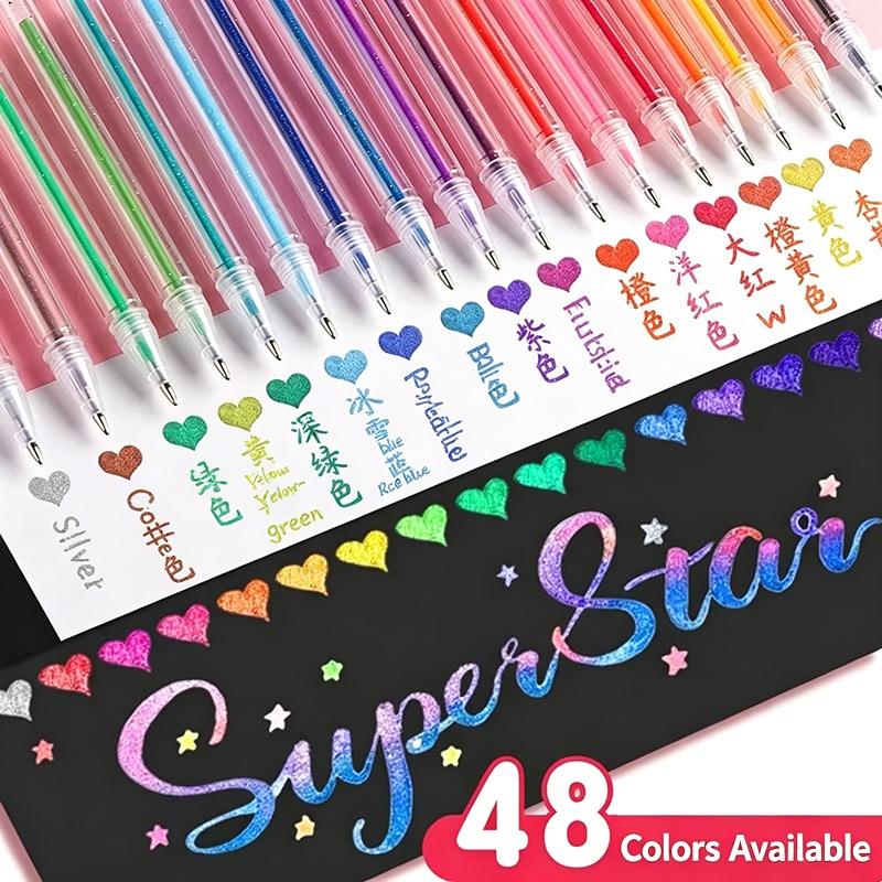 24/36/48-teiliges Glitzer-Gels – Gel Ink Pen Set Bewertung und Preis