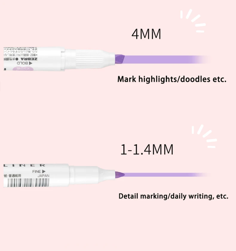 Japan ZEBRA Textmarker Stiftse – Highlighter Set Pastel Bewertung und Preis