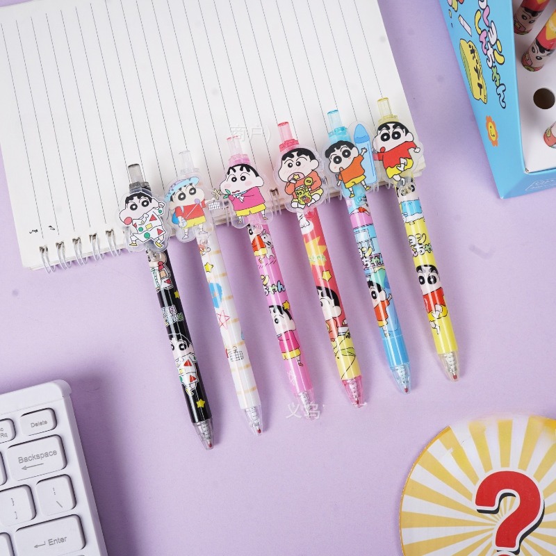 48 Stück/Box Crayon Shinchan G – Stationery Office Bewertung und Preis