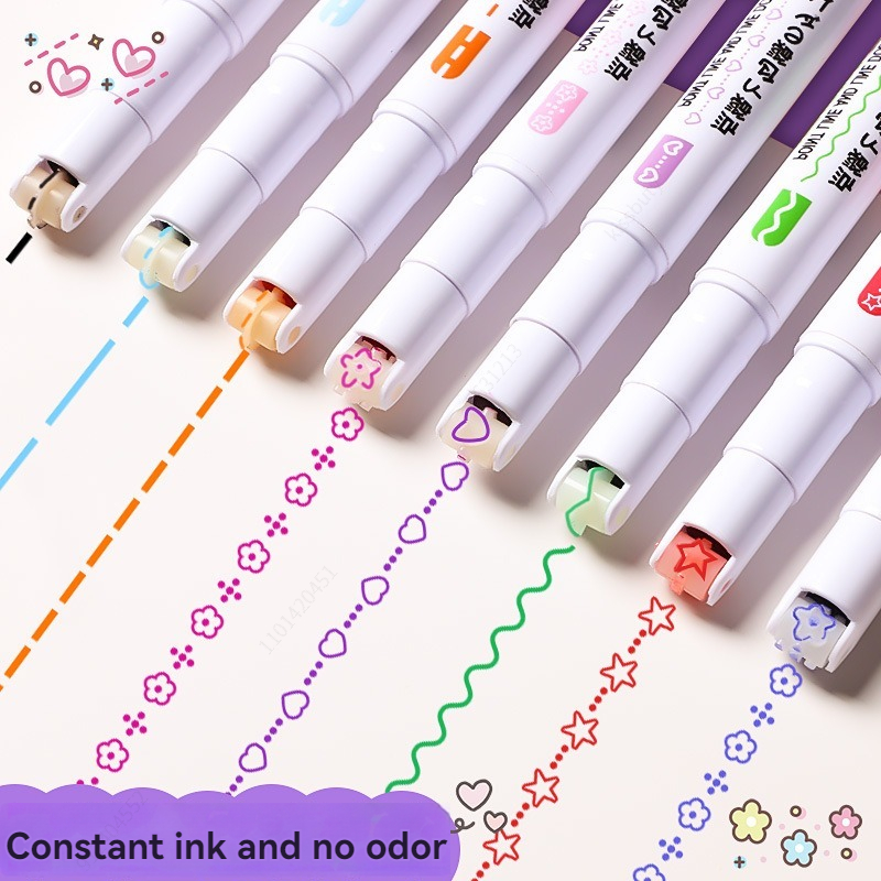 6-24 Stück/Set Blumenlinien-Fo – Highlighter Set Pastel Bewertung und Preis