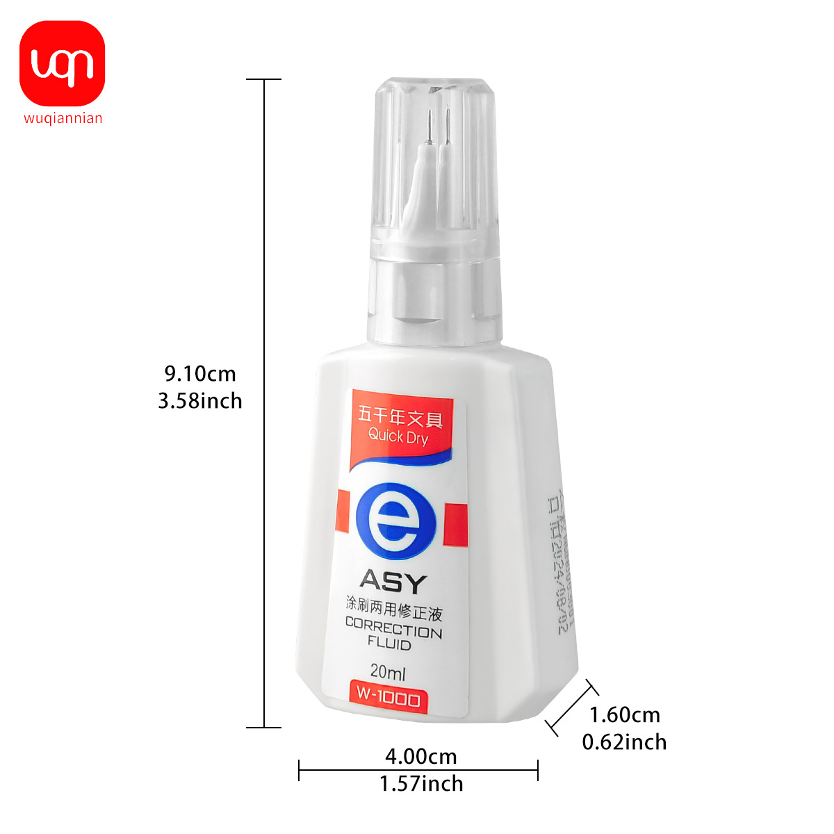WQN schnell trocknende Korrekt – Correction Fluid White Bewertung und Preis