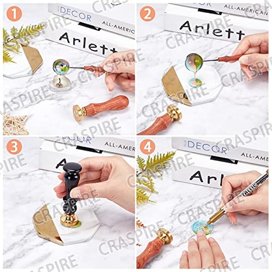 1 STÜCK Fox Moon Wachssiegelst – Wax Seal Stamp Kit Bewertung und Preis