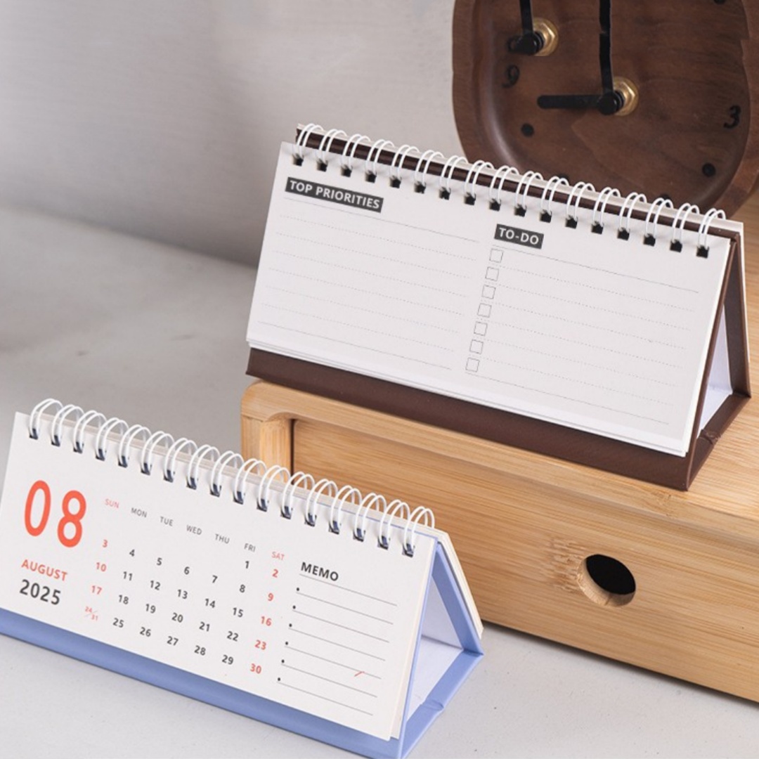 Einfacher Tischkalender 2025–2 – Office Stationery Supply List Bewertung und Preis