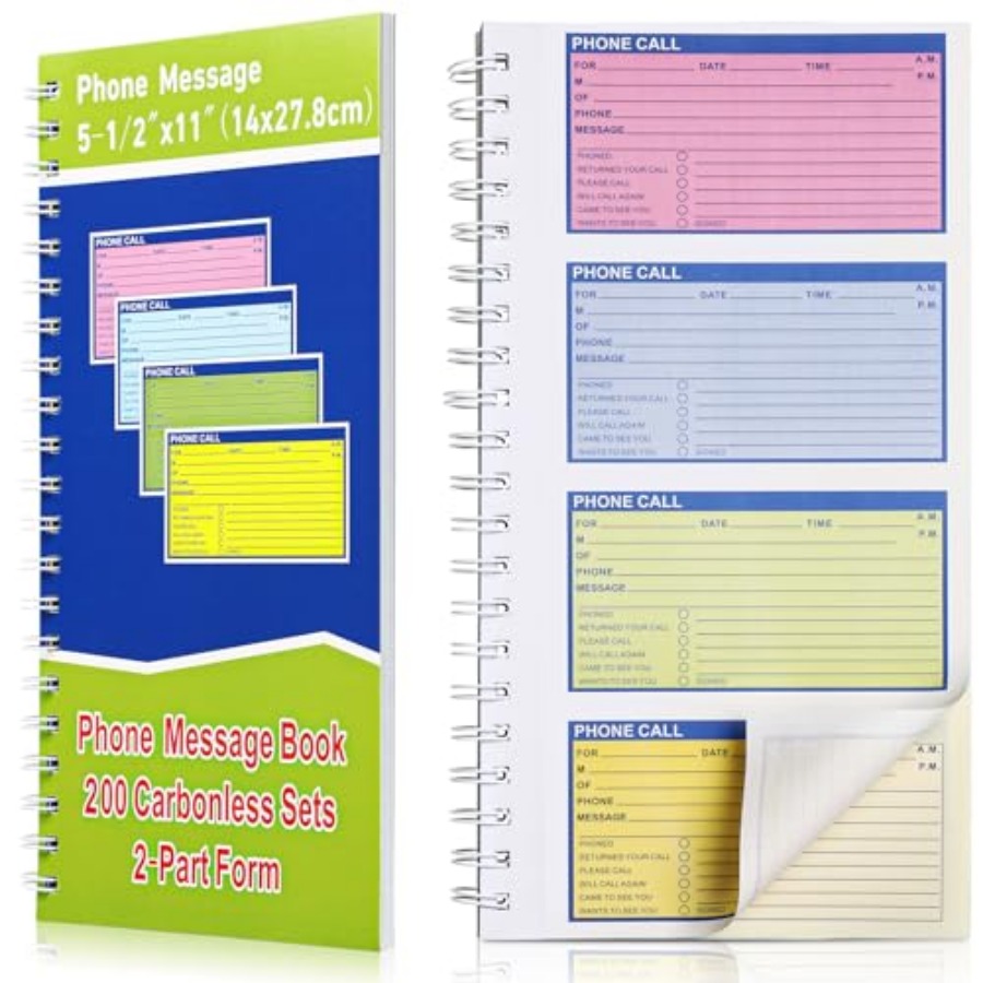 1 Stück Spiralgebundenes Telef – Carbon Copy Book Bewertung und Preis