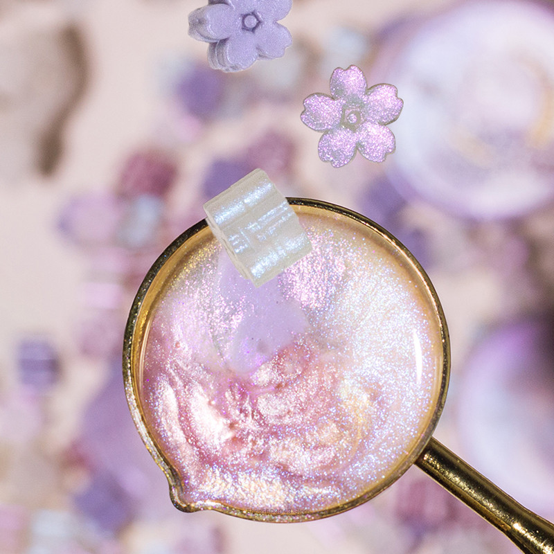 Gemischte Farbe Glitter Sakura – Wax Seal Stamp Kit Bewertung und Preis