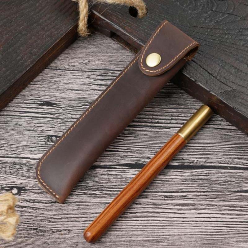 1pc Stift Tasche Leder Verpack – Office Stationery Supply Business Bewertung und Preis