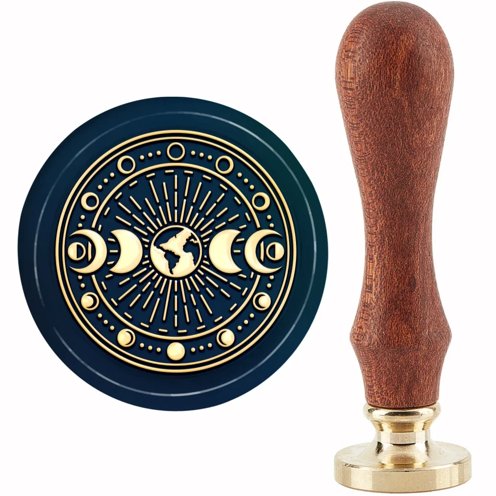 1PC Mond Phase Wachs Dichtung  – Wax Seal Stamp Kit Bewertung und Preis